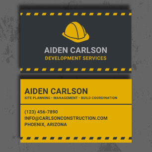 Development Services Professional Business Card