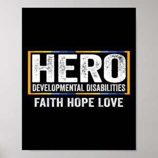 Developmental Disabilities Awareness  Disabilities Poster