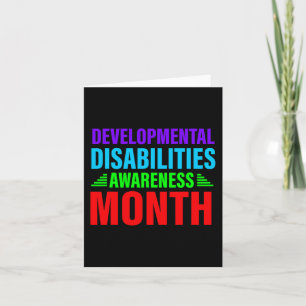 Developmental-disabilities-awareness month mum say card