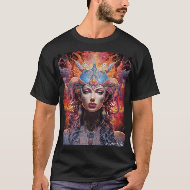 Deviance Princess - Extraordinary Abstract T-Shirt (Front)
