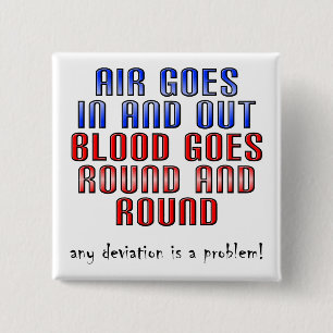 Deviation Is A Problem Funny Button Badge Pin