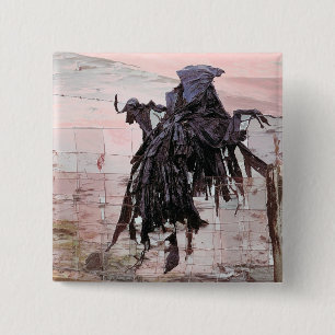 DEVIL 15 CM SQUARE BADGE