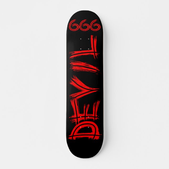 Devil 666 Skateboard (Front)