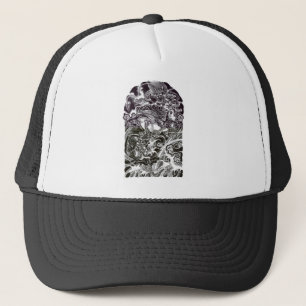 Devil and Toad tattoo Design Trucker Hat