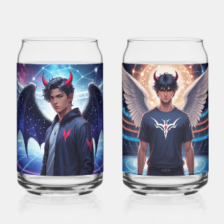 Devil Angel Can Glass