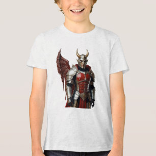 Devil Angel Conqueror  Tri-Blend Shirt