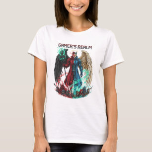 Devil Angel Gamer Avatar Realm Tee