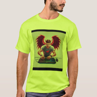 Devil Angel Gamer Tee – Unleash Your Dual Powers