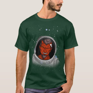 Devil Astronaut Occult Halloween Demon Astronaut D T-Shirt
