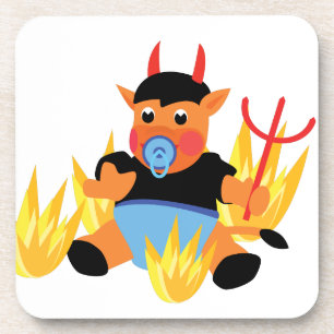 devil baby coaster