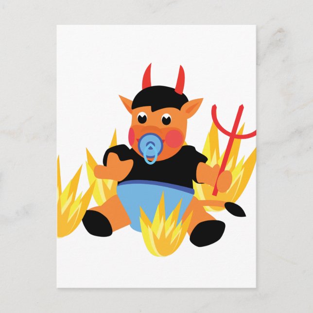 devil baby postcard (Front)