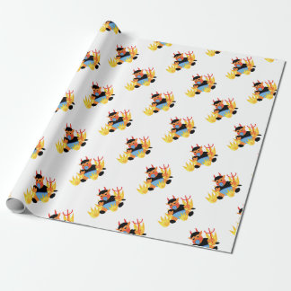 devil baby wrapping paper