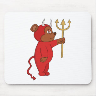 Devil Bear Mouse Pad