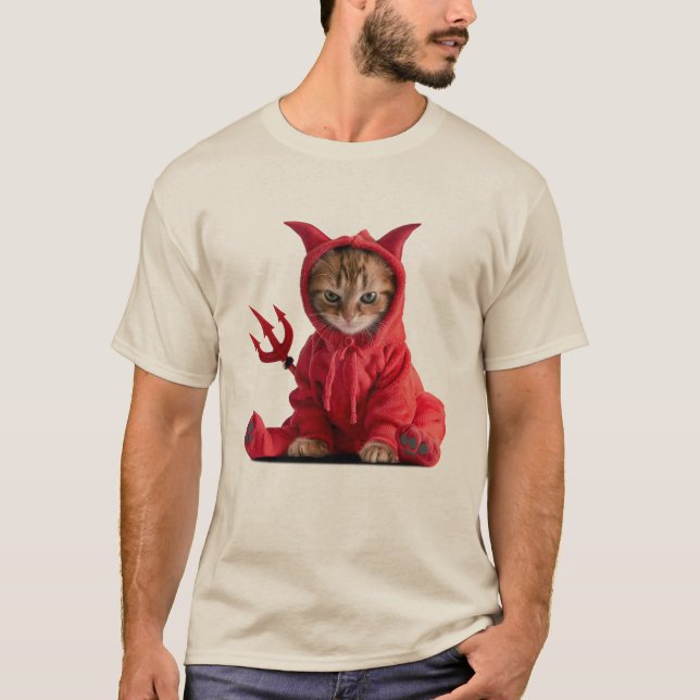 DEVIL CAT CUSTOMIZABLE T-Shirt (Front)