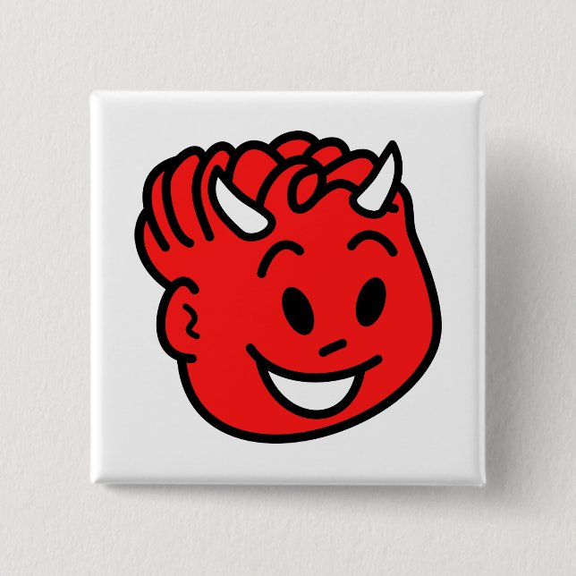 Devil Child 15 Cm Square Badge (Front)