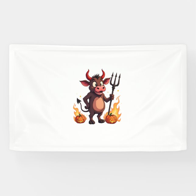 Devil Cow Mischief Banner (Horizontal)