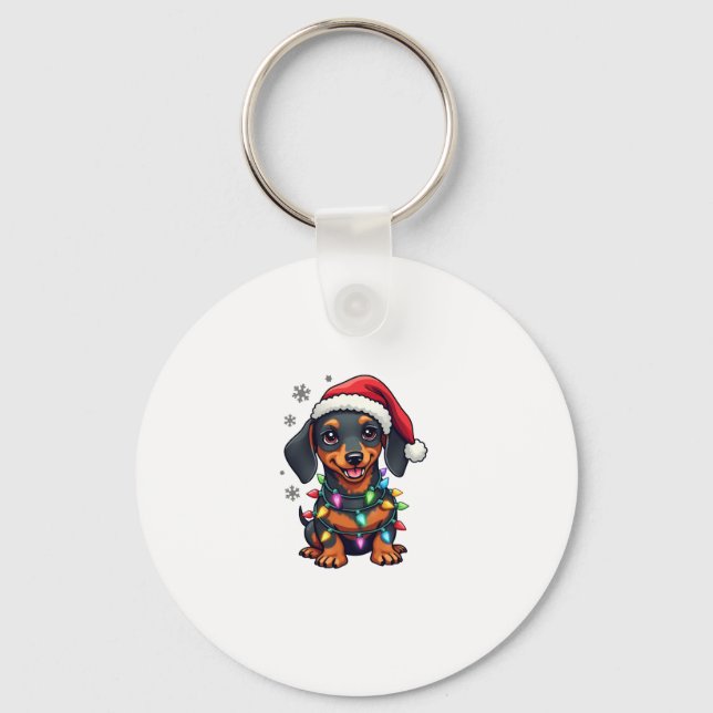 Devil Dalmatian Mischief Key Ring (Front)