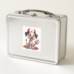 Devil Dalmatian Mischief Metal Lunch Box