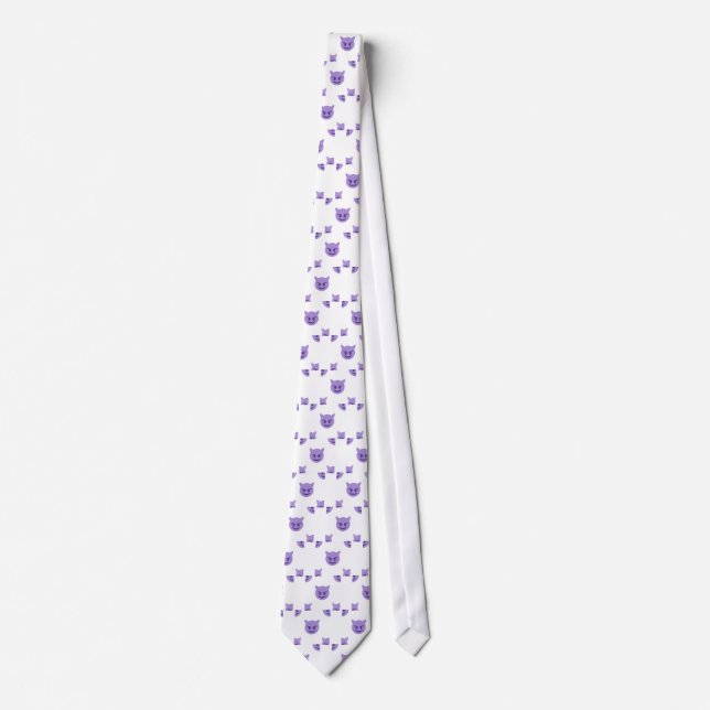 devil emoji tie (Front)