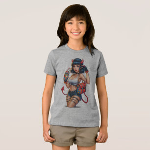 Devil Energy Girl Graphic Tee – Edgy Anime Streetw