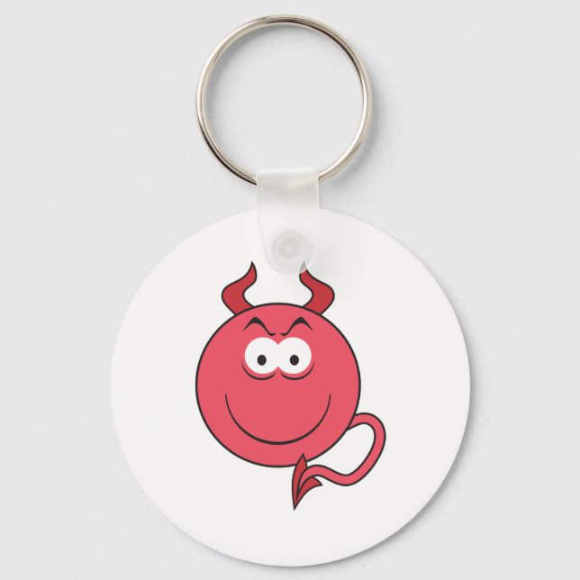 Devil Face Key Ring (Front)