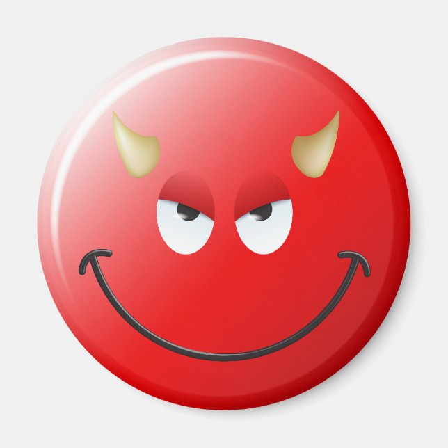 Devil Face Magnet (Front)