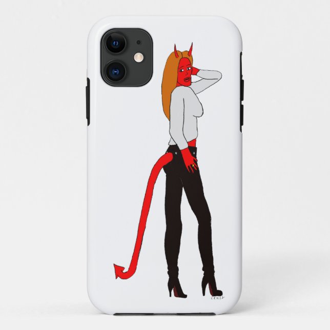 devil girl     Case-Mate iPhone case (Back)