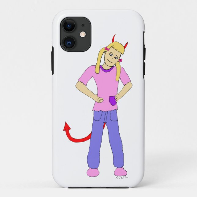 devil girl      Case-Mate iPhone case (Back)