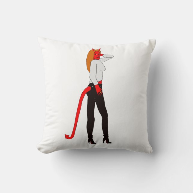 devil girl     cushion (Front)