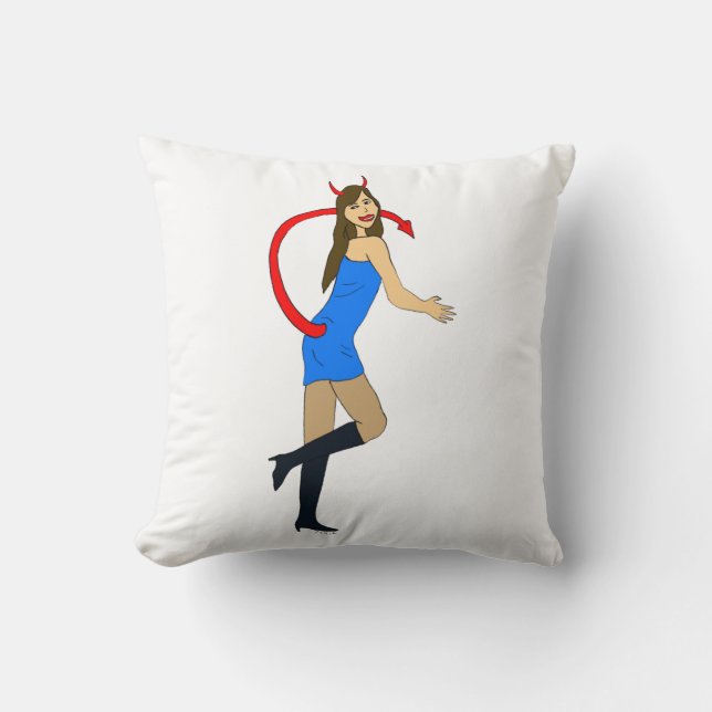 devil girl     cushion (Front)