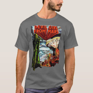 Devil Girl From Mars Cult Classic Horror Fan Art T-Shirt