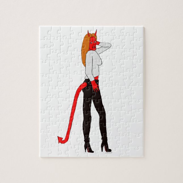 devil girl     jigsaw puzzle (Vertical)