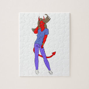 devil girl    jigsaw puzzle