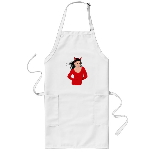 DEVIL GIRL LONG APRON (Front)