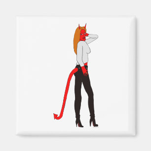 devil girl magnet