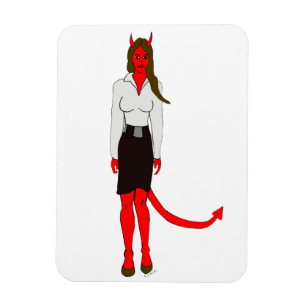 devil girl magnet