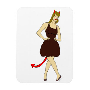 devil girl magnet