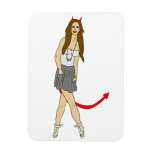devil girl magnet
