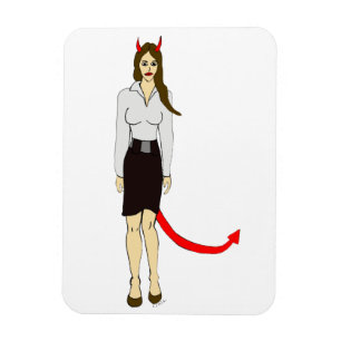 devil girl magnet