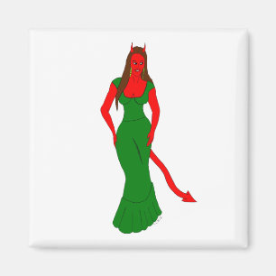 devil girl magnet