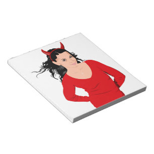 DEVIL GIRL NOTEPAD