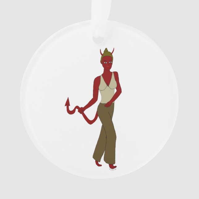 devil girl      ornament (Front)