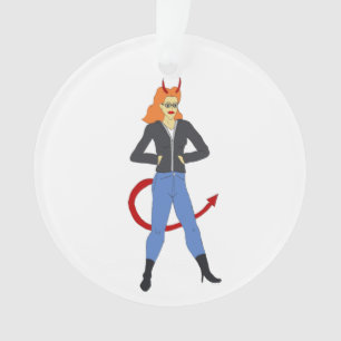 devil girl      ornament