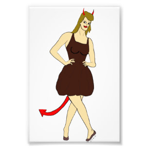 devil girl     photo print