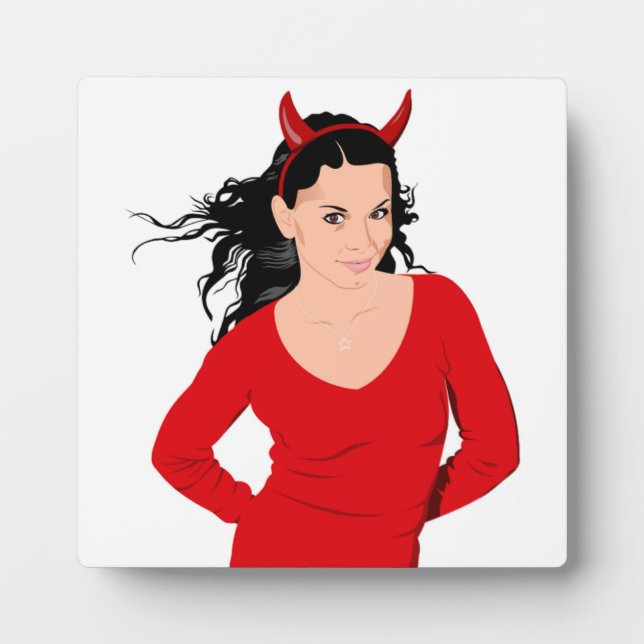 DEVIL GIRL PLAQUE (Front)