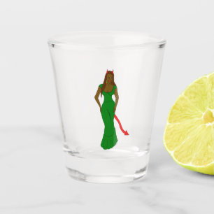 devil girl shot glass