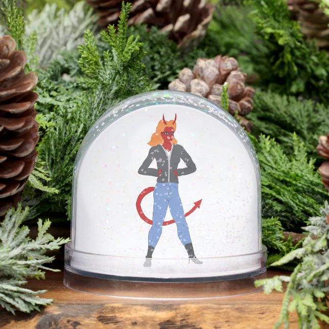 devil girl     snowglobe (Winter)
