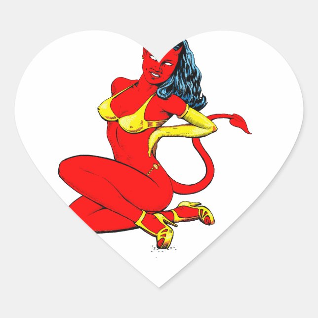 Devil-Girl sticker (Front)