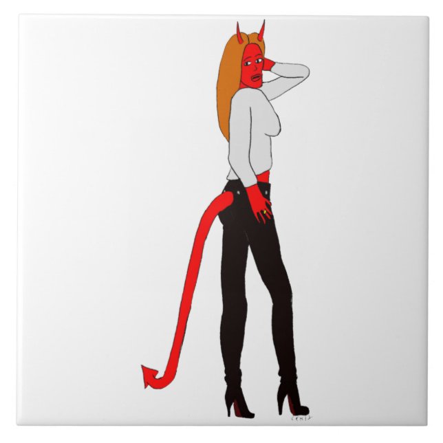 devil girl    tile (Front)