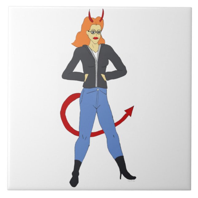 devil girl    tile (Front)